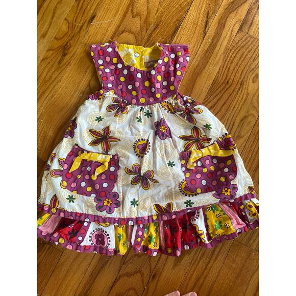 Jelly The Pug Other - Jelly the Pug colorful dress size 18 mo